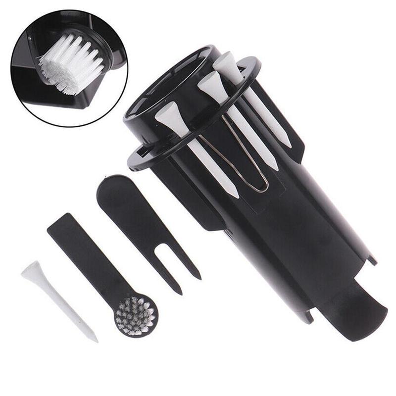 1pcs Portable Storage Golf Ball Tee Holder Portable storage Golf Ball Tee Holder Golf Tees Pro Clip Caddy Divot Tool Storage Box