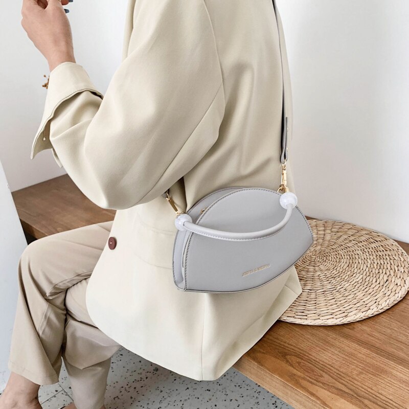 Oval Leder retro Frauen Geldbörsen und Handtaschen lässig Tote Tasche Weibliche Schulter Tasche Bolsas Neue Tasche Umhängetasche