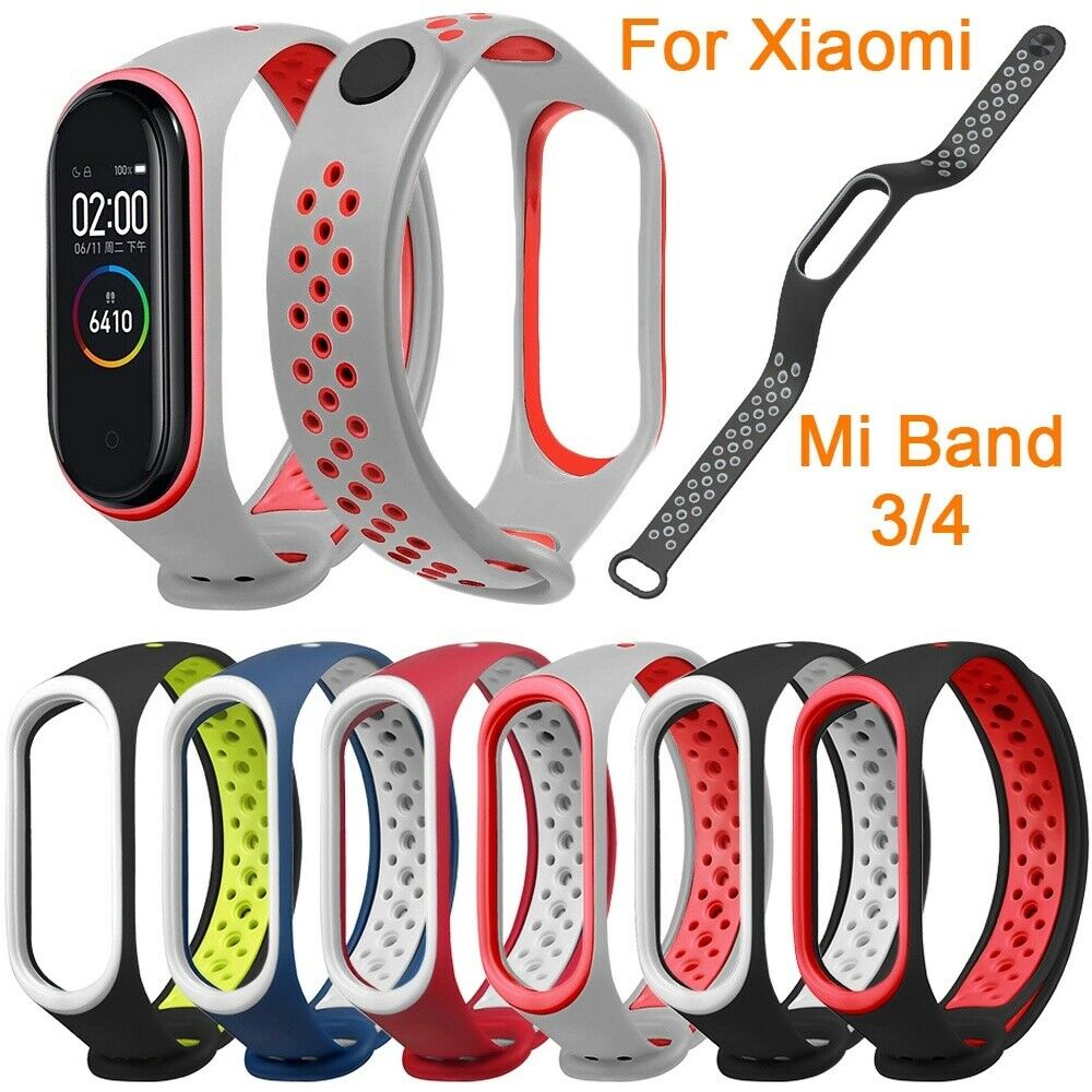 Ademend Riem Voor Xiaomi Mi Band 3 4 Smart Horloge Pols M3 M4 Plus Armband Voor Xiaomi Miband 3 4 miband Strap Vervanging