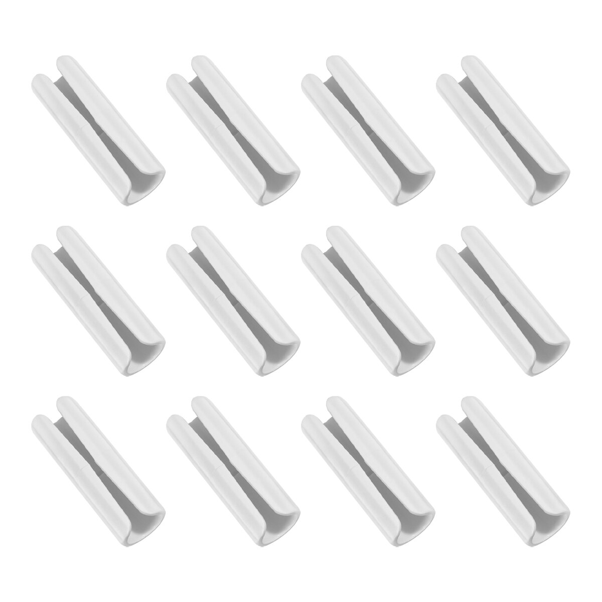 12 Stuks Laken Clips Plastic Antislip Klem Quilt Bed Cover Grijpers Fasteners Matras Houder Voor Lakens Thuis Kleding peg: White