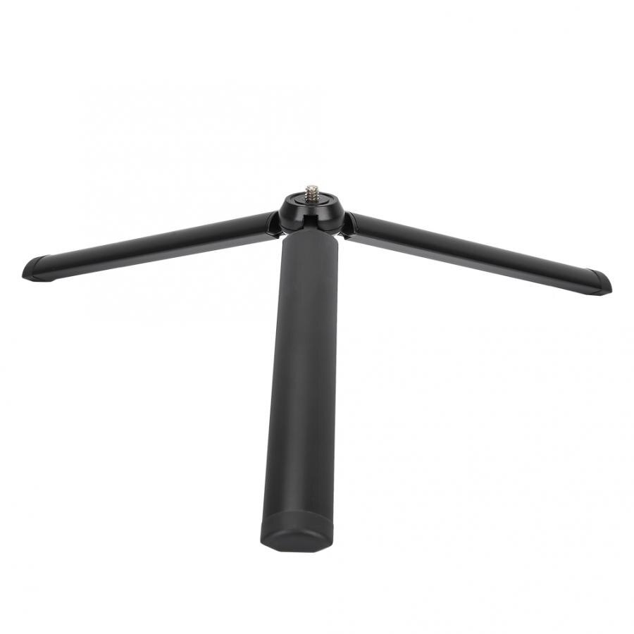 Mini trépied à vis pliable en alliage d'aluminium, charge lourde, 1/4 pouces, accessoire pour caméra, cardan, monopode