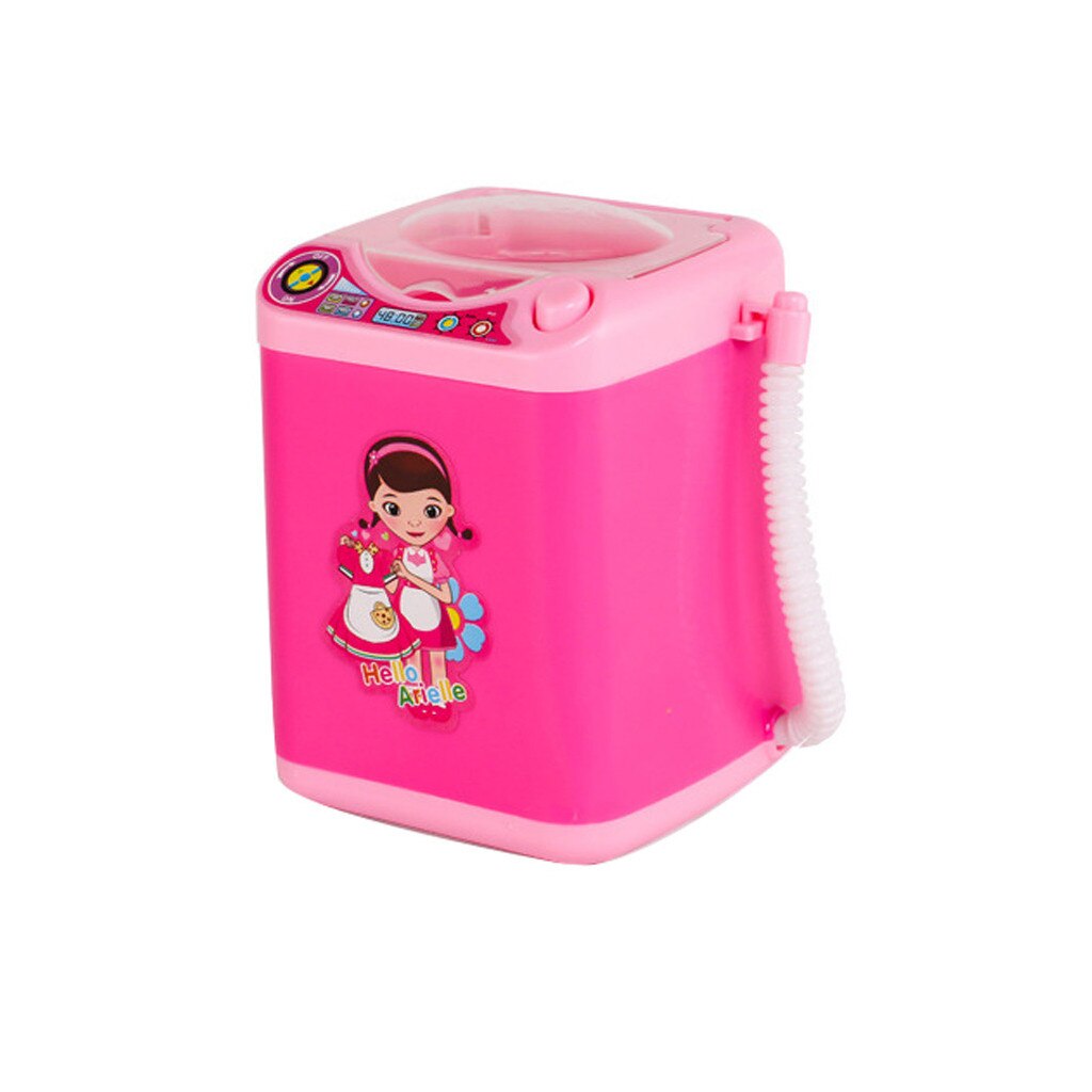 2pc Mini Toy Makeup Brush Cleaner Device Automatic Cleaning Washing Machine Cleaning Brushes For Make Up Tools: Default Title