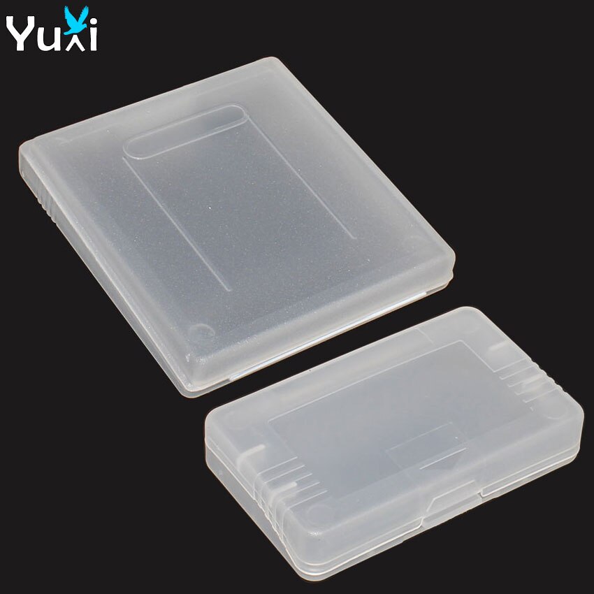 YuXi 1 pc Clear Plastic Game Card Case Game Cartridge Gevallen Dozen voor Nintendo Gameboy GBC GBP GBA