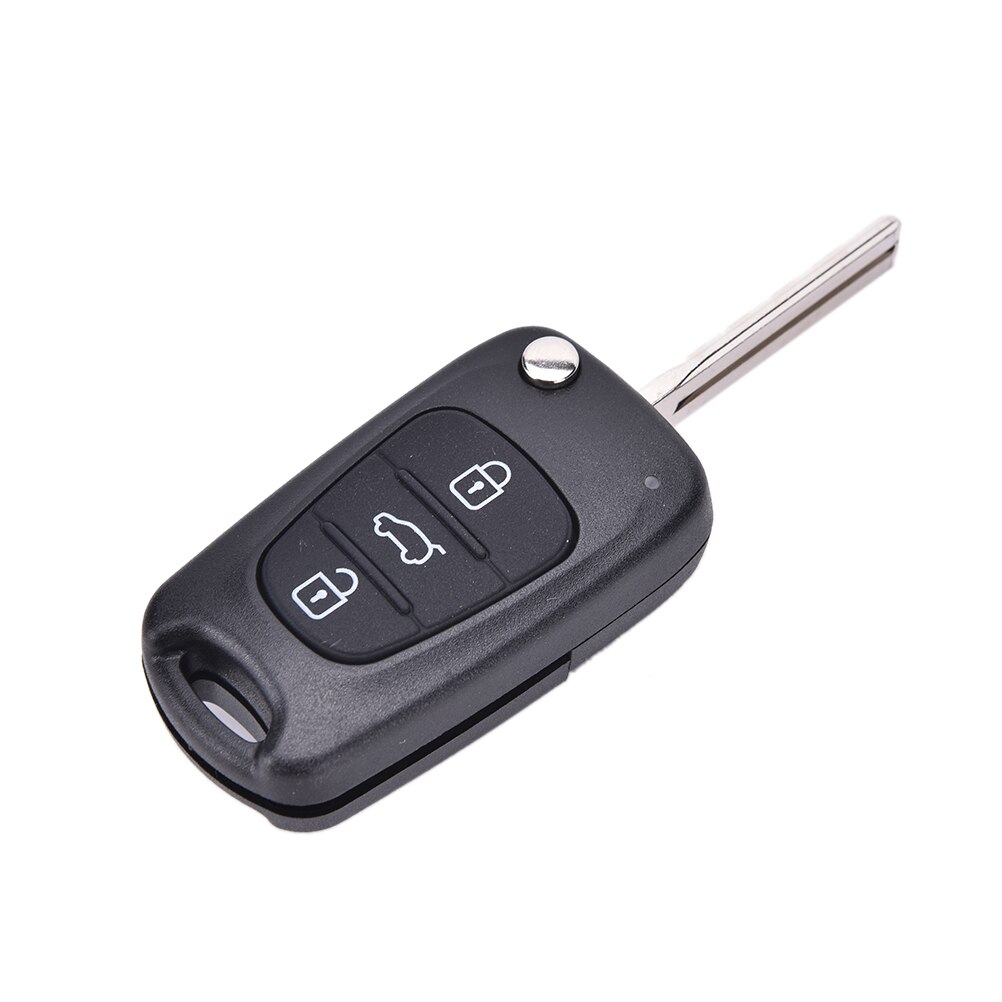 3 Buttons Folding Key Shell For Hyundai I20 I30 IX35 I35 Remote Case Fob