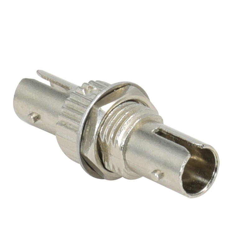 50PCS ST-ST Fiber Optic Connector Adapter ST UPC/PC SX SM Flange Fiber Optical Connector Coupler