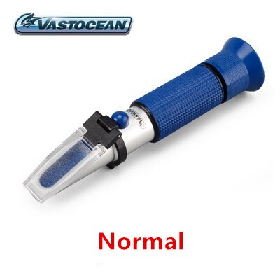 DW VASTOCEAN AQUARIUM FISH TANK LED REFRACTOMETER FOR READING SALINITY WITH CALIBRATION FLUID: Normal Version