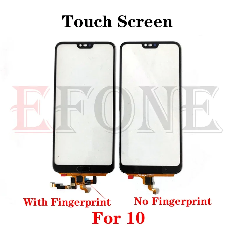 For Honor 8 8x 9 9i V9 10 Lite Play Max Outer Screen Digitizer Sensor Touch Panel LCD Display Front Glass Repair Parts: Clear