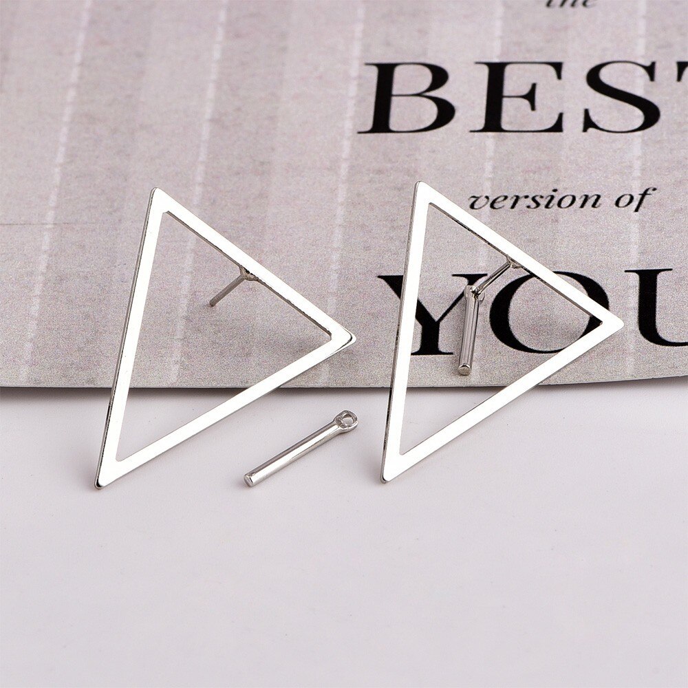 Pendientes de gota geométricos con personalidad para mujer y niña, joyería de , pendiente de triángulo, aretes al por mayor