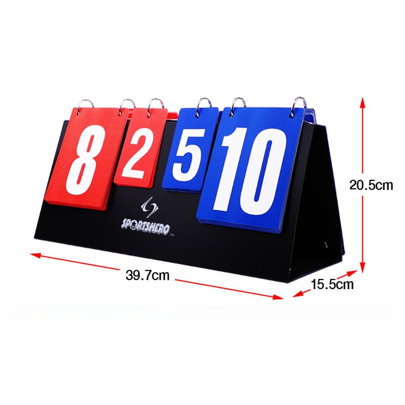 Basketbal Score Board 4 Digit Sport Scorebord Voor Scheidsrechter Volleybal Tafeltennis Handbal Badminton Scoren Apparatuur