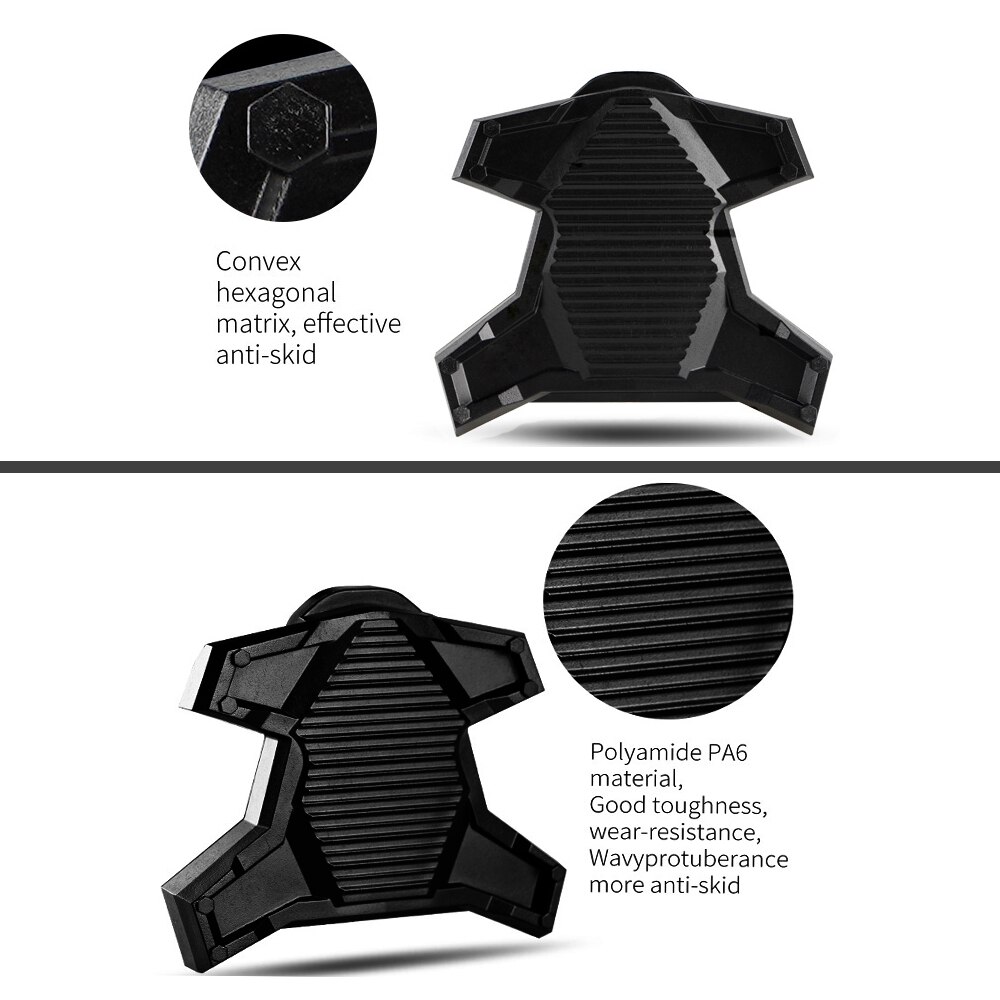 RICHY Upgrade Road Bike Clipless Pedal Platform Adapter Convert For Shimano SPD Look KEO System Bicycle Clip Pedal Adaptor