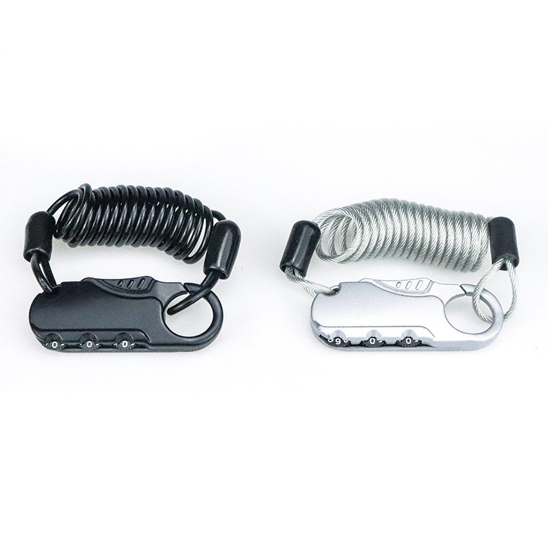 Useful Anti-theft Bike Security Double Loop Cable Strong Braided Steel For Bike Bicycle Motorcycles Chain Lock bike accessories