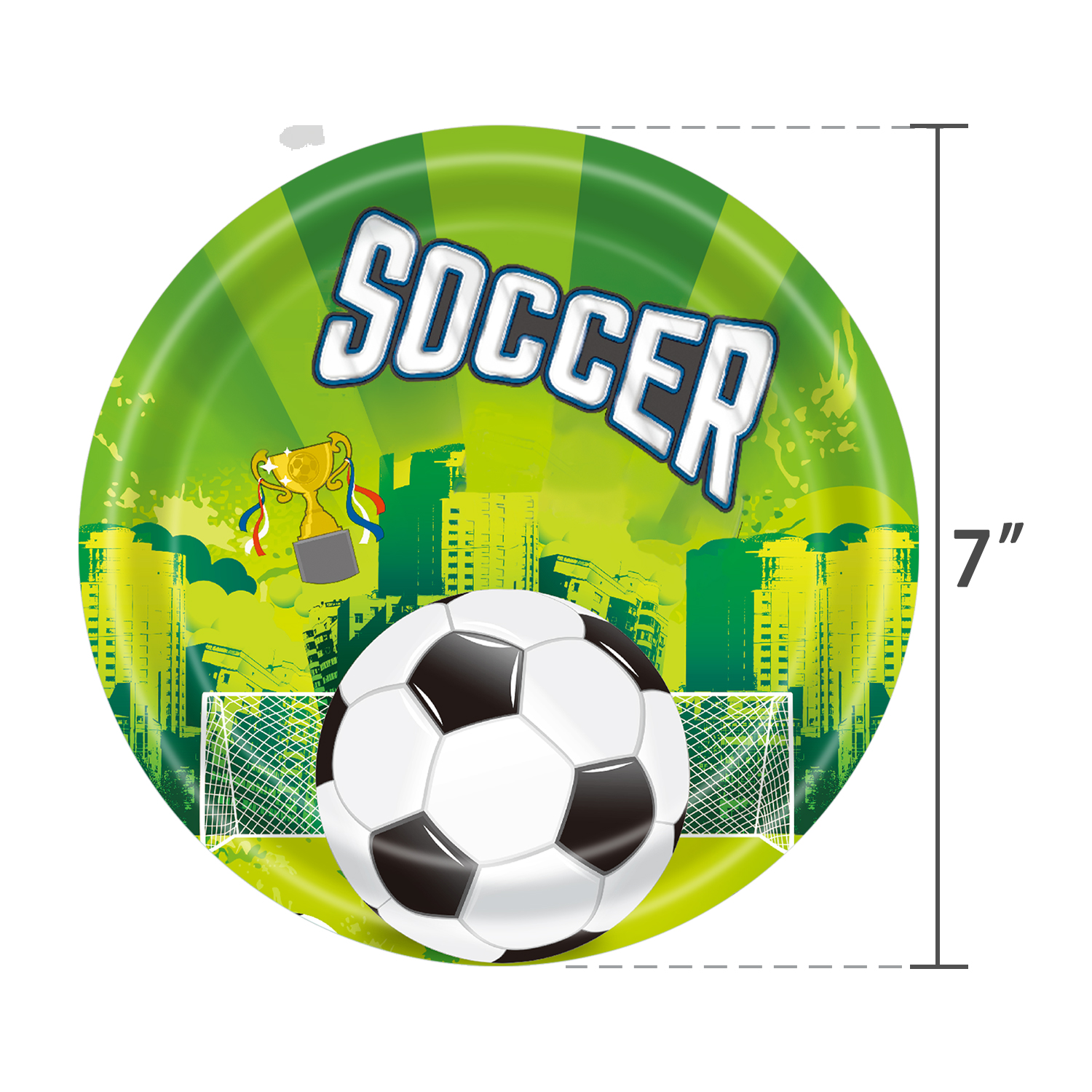 Soccer Football Theme Kids Boy Birthday Party Cake Decoration Spoon Napkin Bag Tablecloth Balloons Party Supplies Set