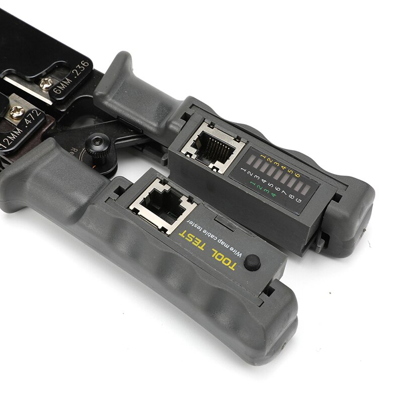 2 In 1 RJ45 Netwerk Lan Kabel Crimper Tangen Snijgereedschap Kabel Tester Kabel Tang 6P/8P wire Cutter Tool Test Krimptang
