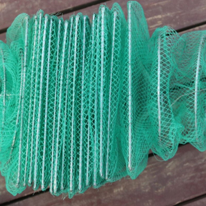 3 Meter Fishing Cage Foldable Fishing Trap Sturdy Pond Fishing Net Durable Crab Lake Lobster Squid Fish Shrimp Catcher