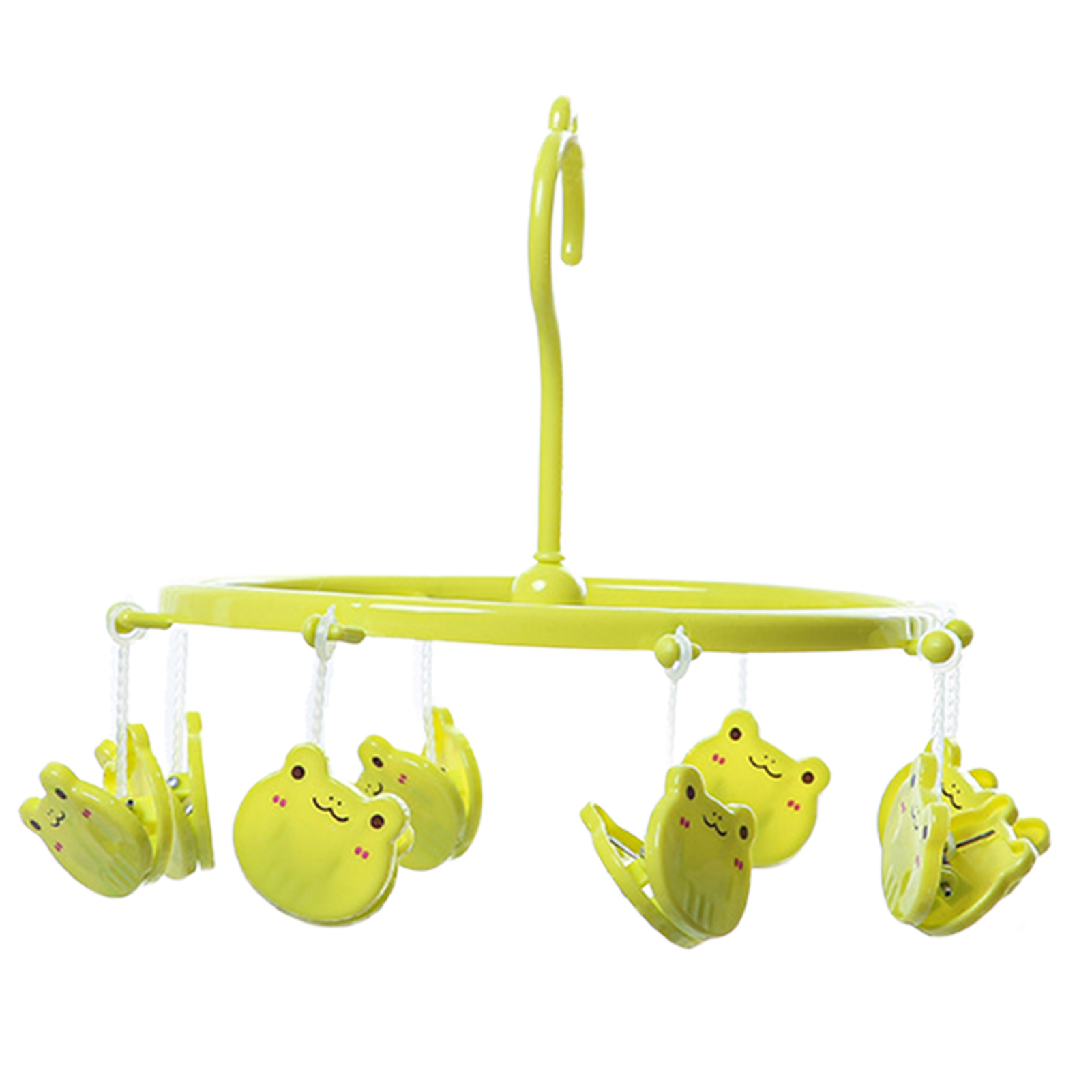 Underwear Clothes Hangers with Multi Clips Cute Socks Bra Hanger for Kids PP Balcony Wardrobe Closet Organizer