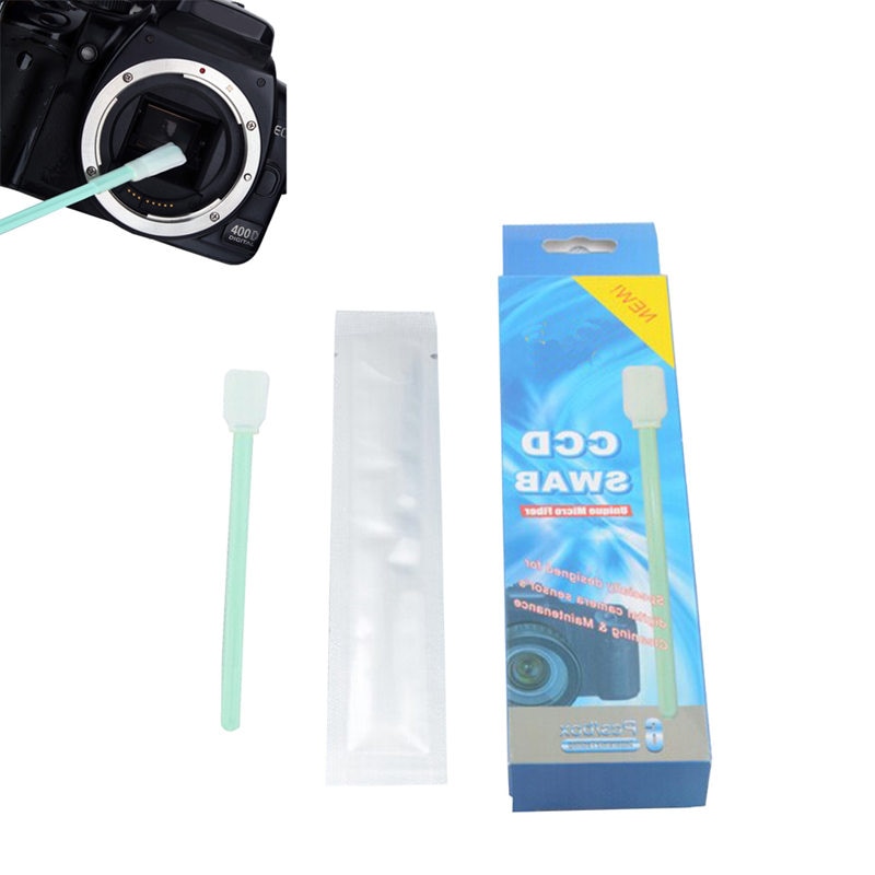 6pcs Camera Lens Cleaning Kit CCD COMS Wet Sensor Cleaning Swab Cotton for Nikon Canon Sony Pentax Camera