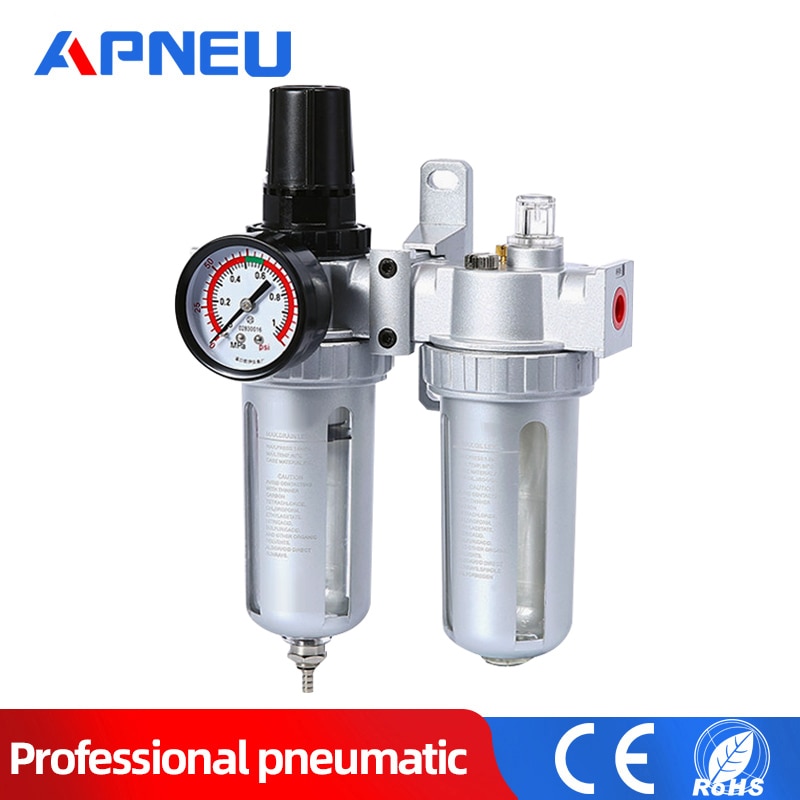 Afc 2000 filter til kompressor olie vandudskiller regulator fælde filter airbrush lufttryk regulator reduktionsventil