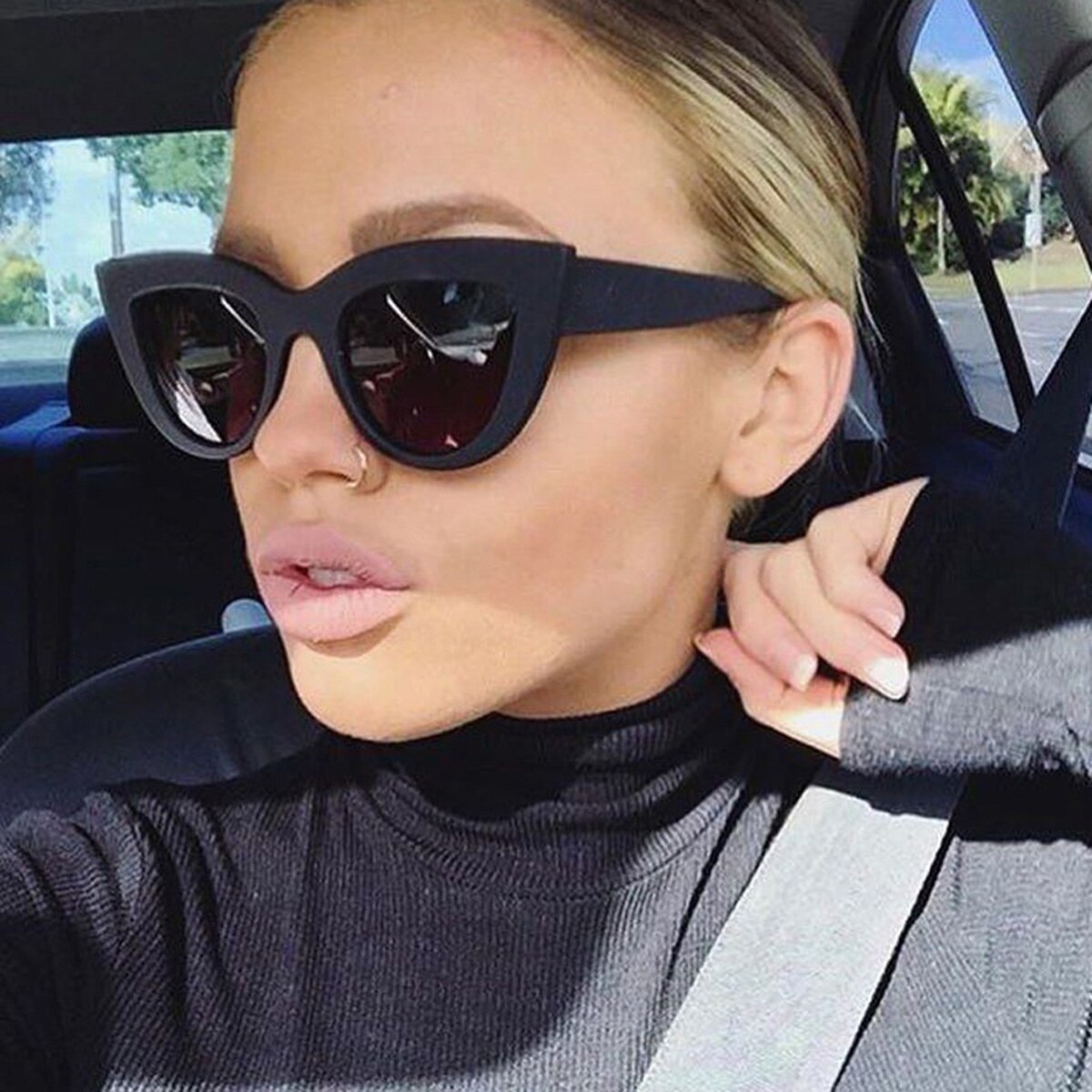 Women Ladies Cat Eye Retro Vintage Style Rockabilly Sunglasses Eye Glasses