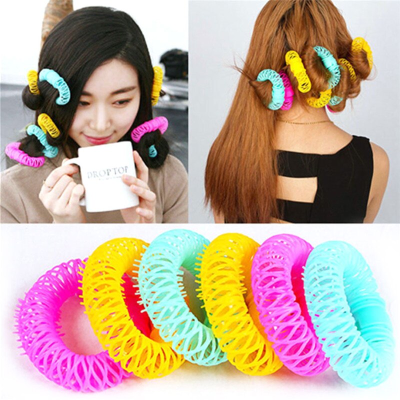 Magie Curler Haar Rollen Locken Rolle Glück Donuts Lockiges Haar Styling Rolle Frisur Magie Bendy Curler Spiral- Locken DIY Werkzeug