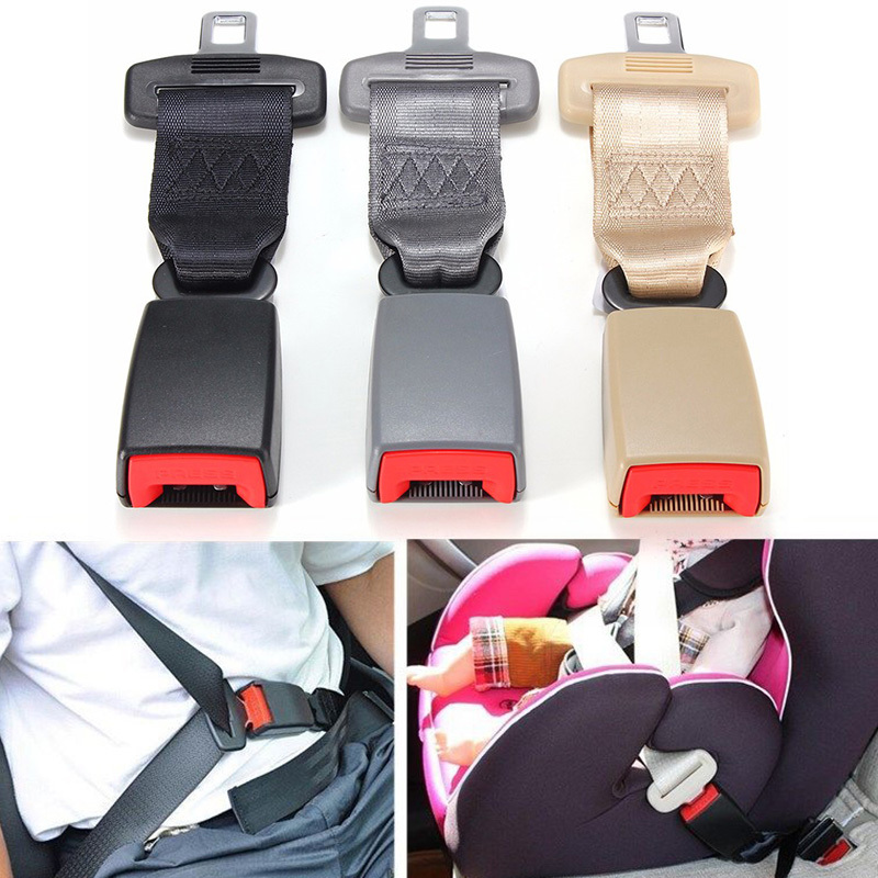 Lot De 2 Coussinets Ceinture Sécurité Enfant + 2 Protège-Ceinture | Confort Voyage Voiture Et Poussette | Gris Et Beige