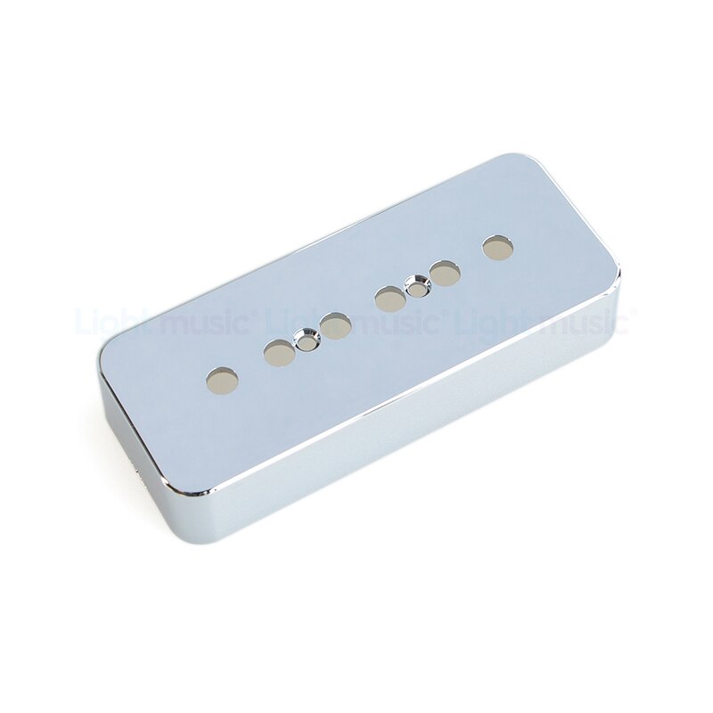 1 Set of 2pcs Silver P90 Soapbar Pickup Cover 50/52mm For LP Style Electric Guitar Parts