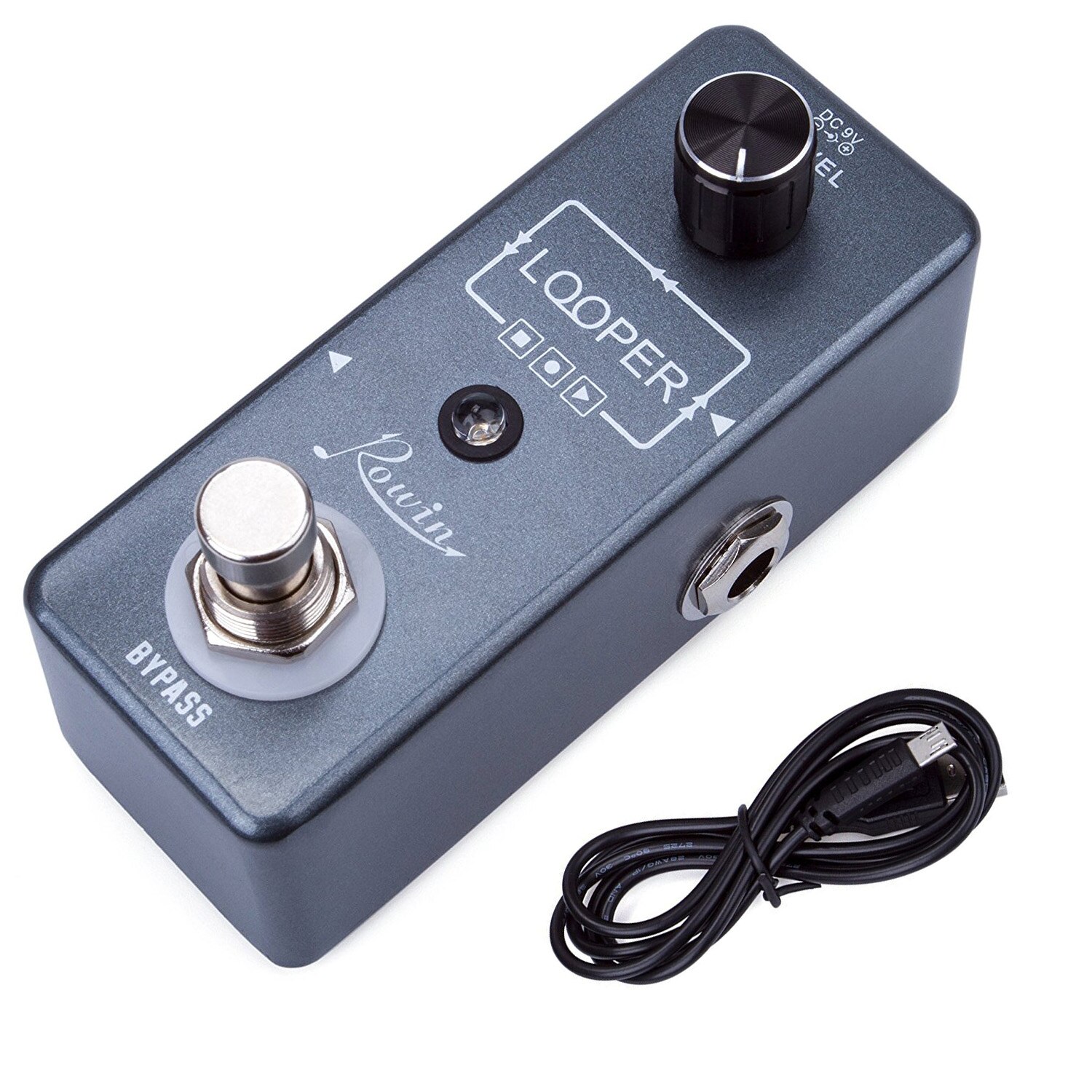 Gitarre Looper Pedal Rowin LEF-332 Für Elektrische Gitarre Bass 10 Min Aufnahmezeit Digital Looper Wirkung Pedale
