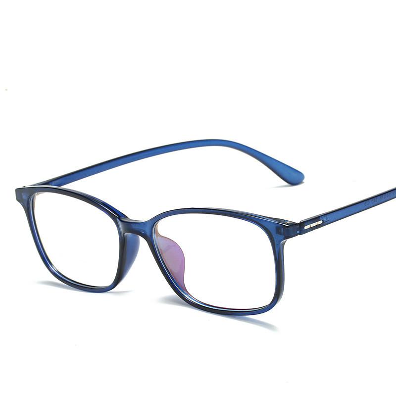 2022 ultra-light anti-blue computer goggles box no degree blue film flat glasses computer glasses blue light glasses: 04