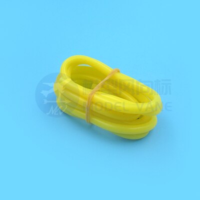 1 M di Calore Resistente di Acqua di Raffreddamento del Tubo 3*5mm 4*7 millimetri di Silicone Raffreddato Ad Acqua Del Tubo Colorato raffreddato ad acqua Tubi In Silicone per RC Barca Jet: yellow 4x7mm