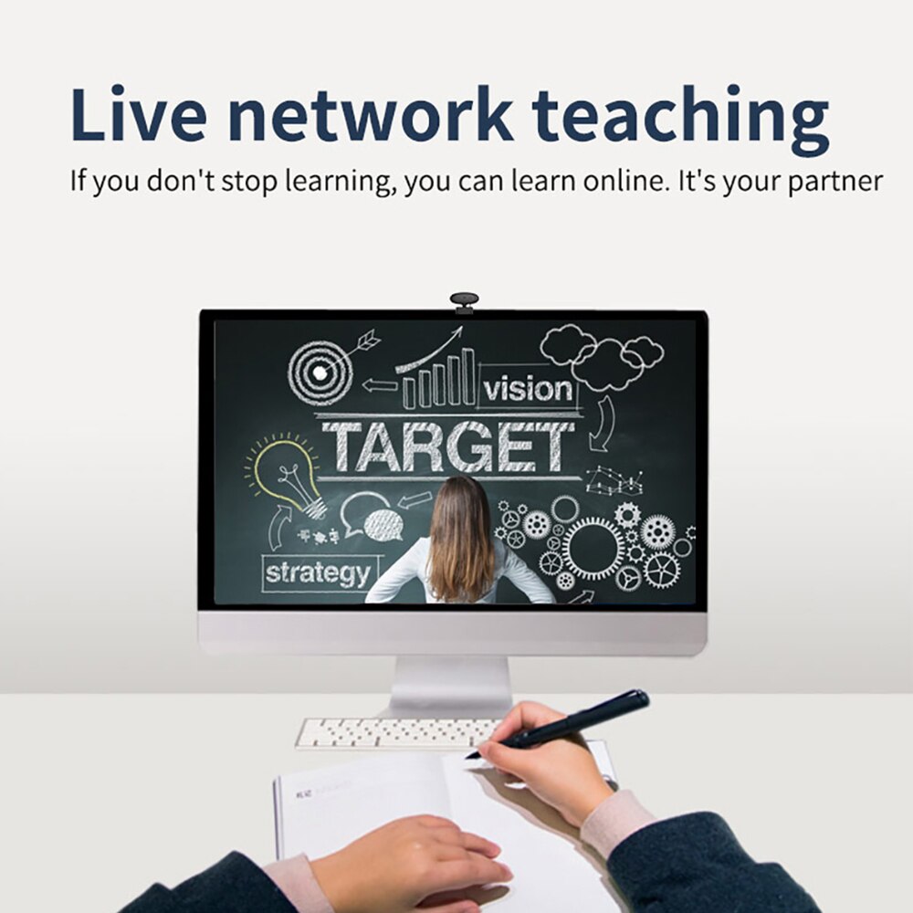 TISHRIC Auto Focus USB Webcam 1080p Web CamWeb Camera With Microphone Web Camera For Computer Video Conference