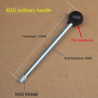 Bænkbor tilbehør håndtag fræsehåndtag trykhåndtag  m10 m12 m8 værktøjshåndtag til værktøjsværktøj: 2