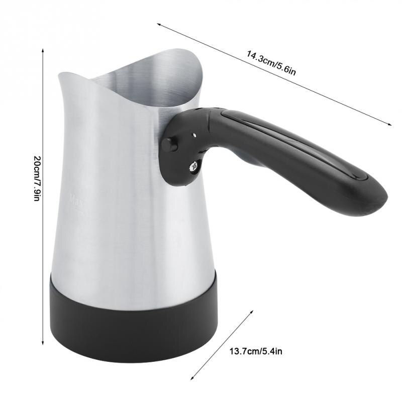 300ML Turkey Coffee Maker Electrical Coffee Pot Food Grade 360 Degree Rotate Boiling Pot Food Grade Coffee Kettle