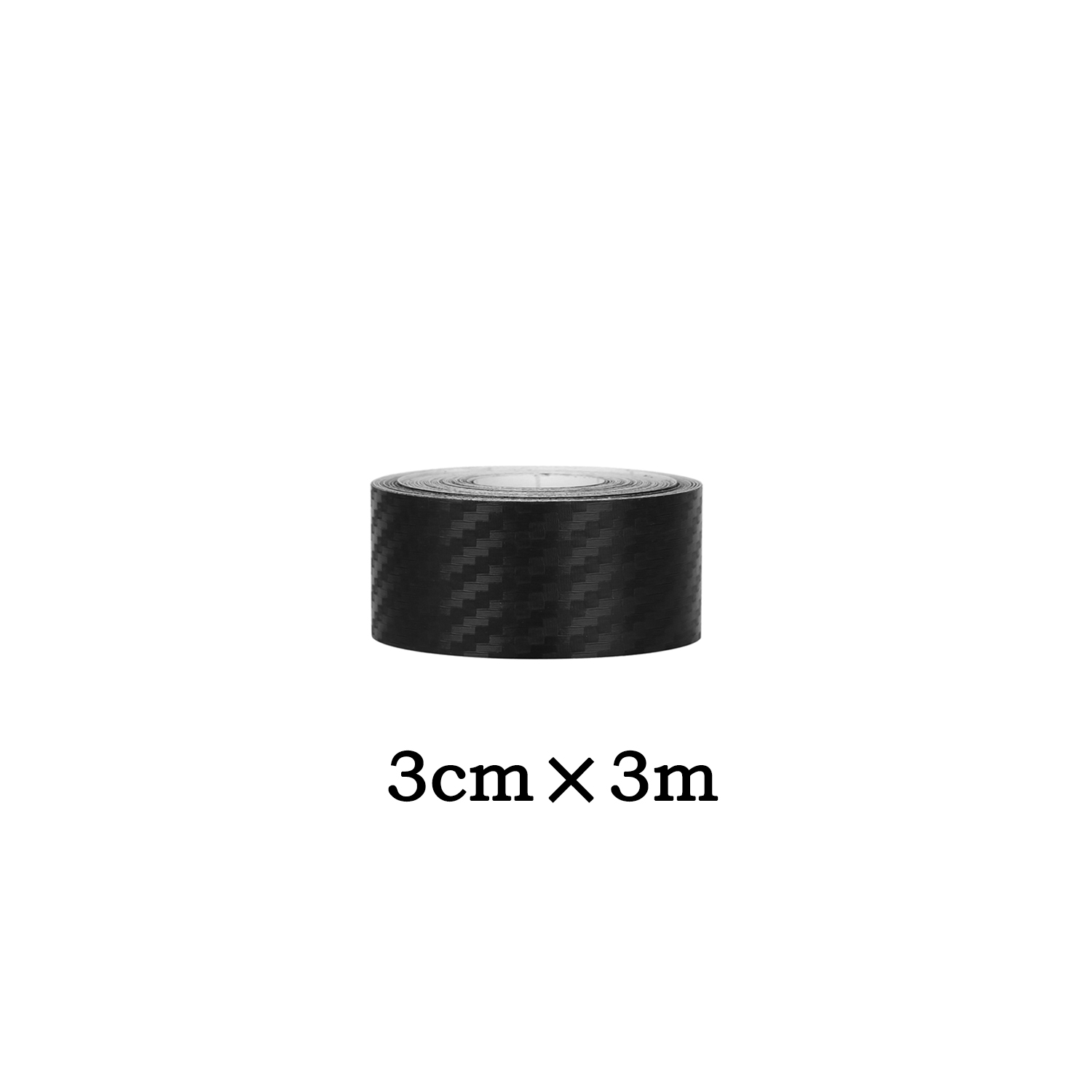 3/5M Rolls Carbon Fiber Auto Sticker Anto Deur Kofferbak Beschermende Strip Auto Deur Drempel Anti Scratch Tape waterdichte Sticker: 3cmx3m