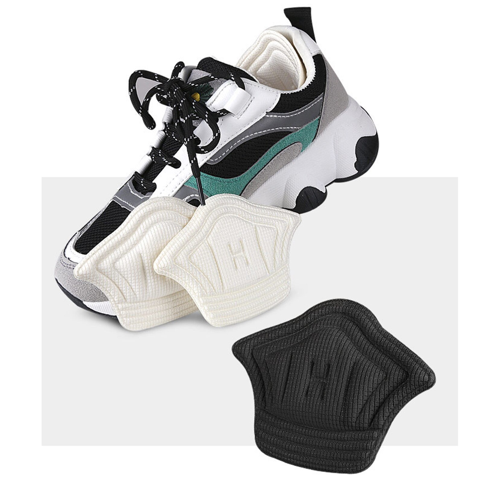 2 szt. rozbić się wkładka łatka buty tylna naklejka anty-nosić ochraniacze na nóżki poduszka dla sportu