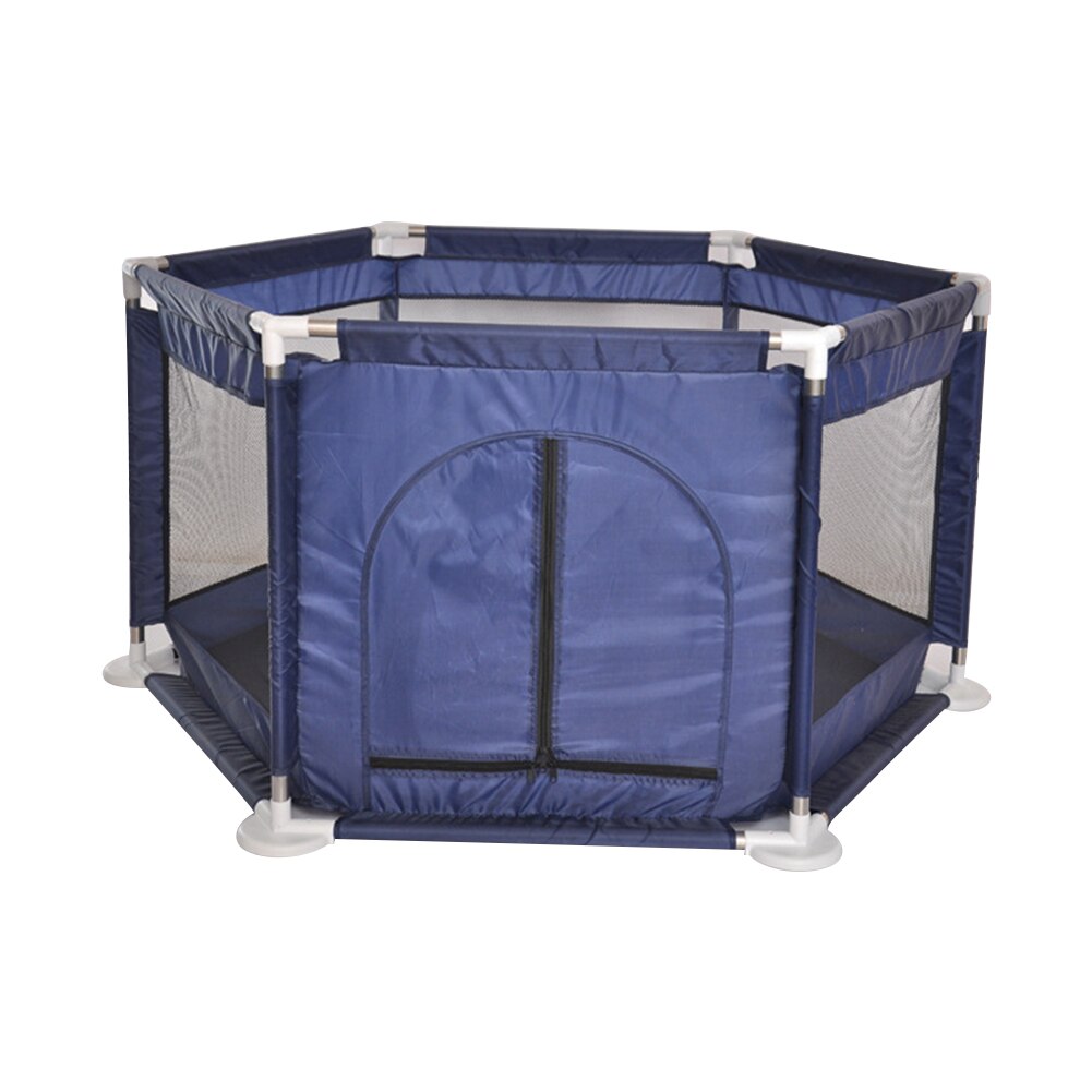 freundlicher's Sechseckigen Laufstall Playard Spielzeug Waschbar Ozean Ball Schwimmbad-einstellen Für Babys/Kleinkind/Neugeborene/Kleinkind Sicher krabbeln: tief Blau