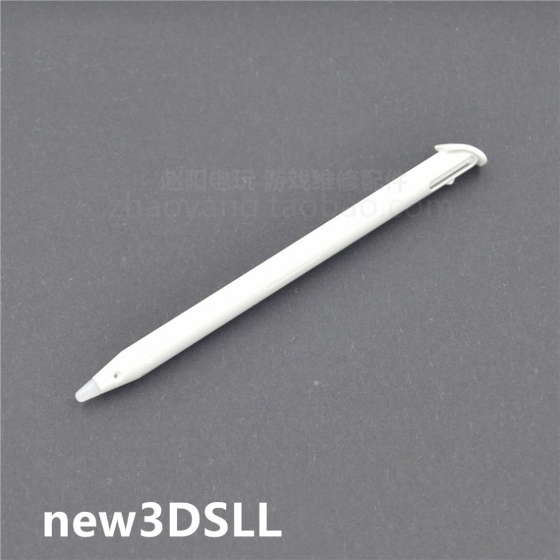 30 pçs preto branco original nova caneta stylus tela de toque para novo 3ds xl/ll new3dsxl
