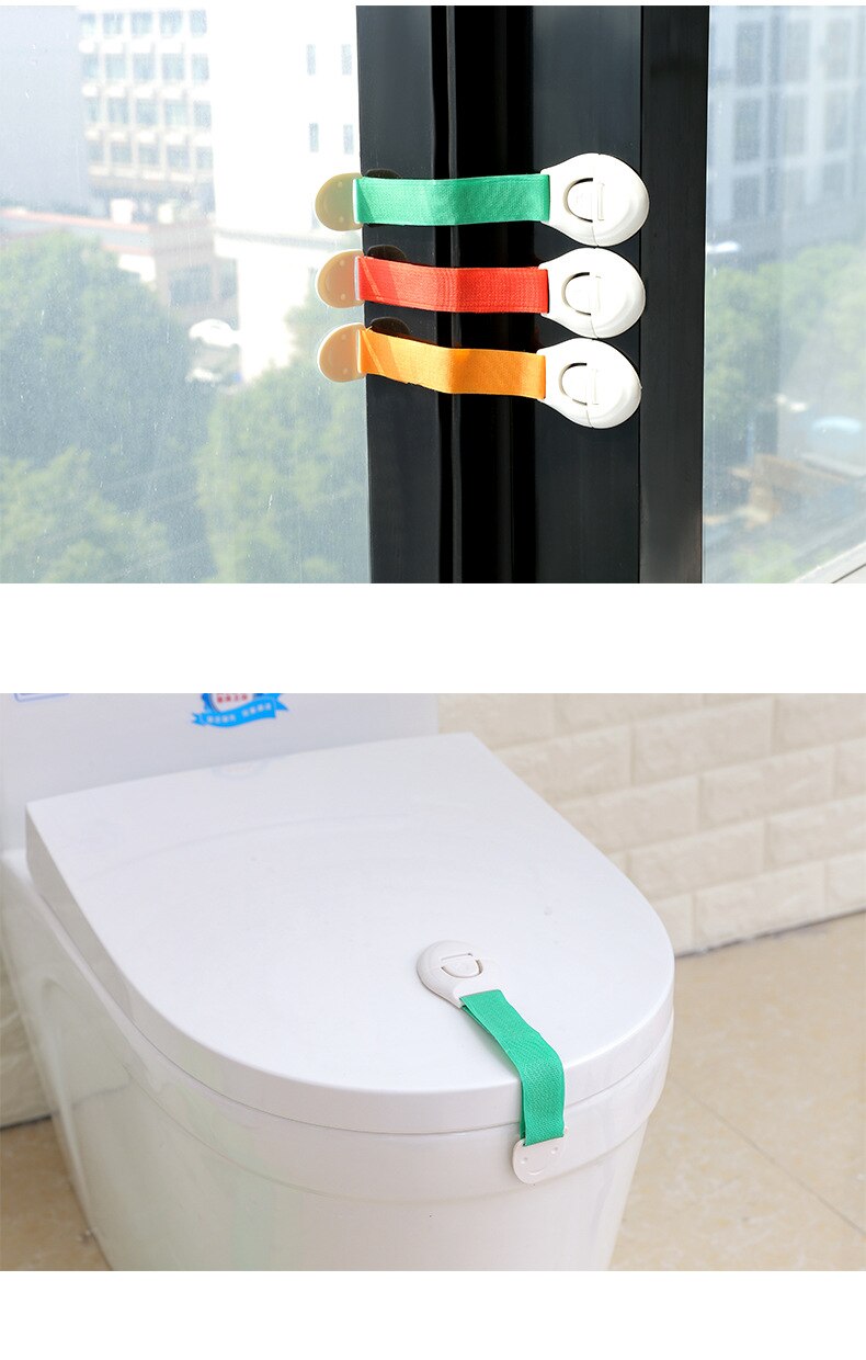 5Pcs/Lot Child Lock Protection Of Children Locking Doors For Children's Safety Kids Drawer Door Toilet Cabinet Cupboard Safety