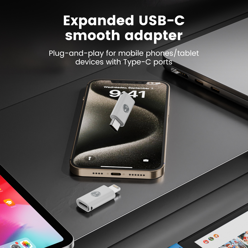 Olaf USB C To Lightning Adapter Fast Charging Type C Female to iOS Male Converter For iPhone 15 14 13 USB C Lightning adapter