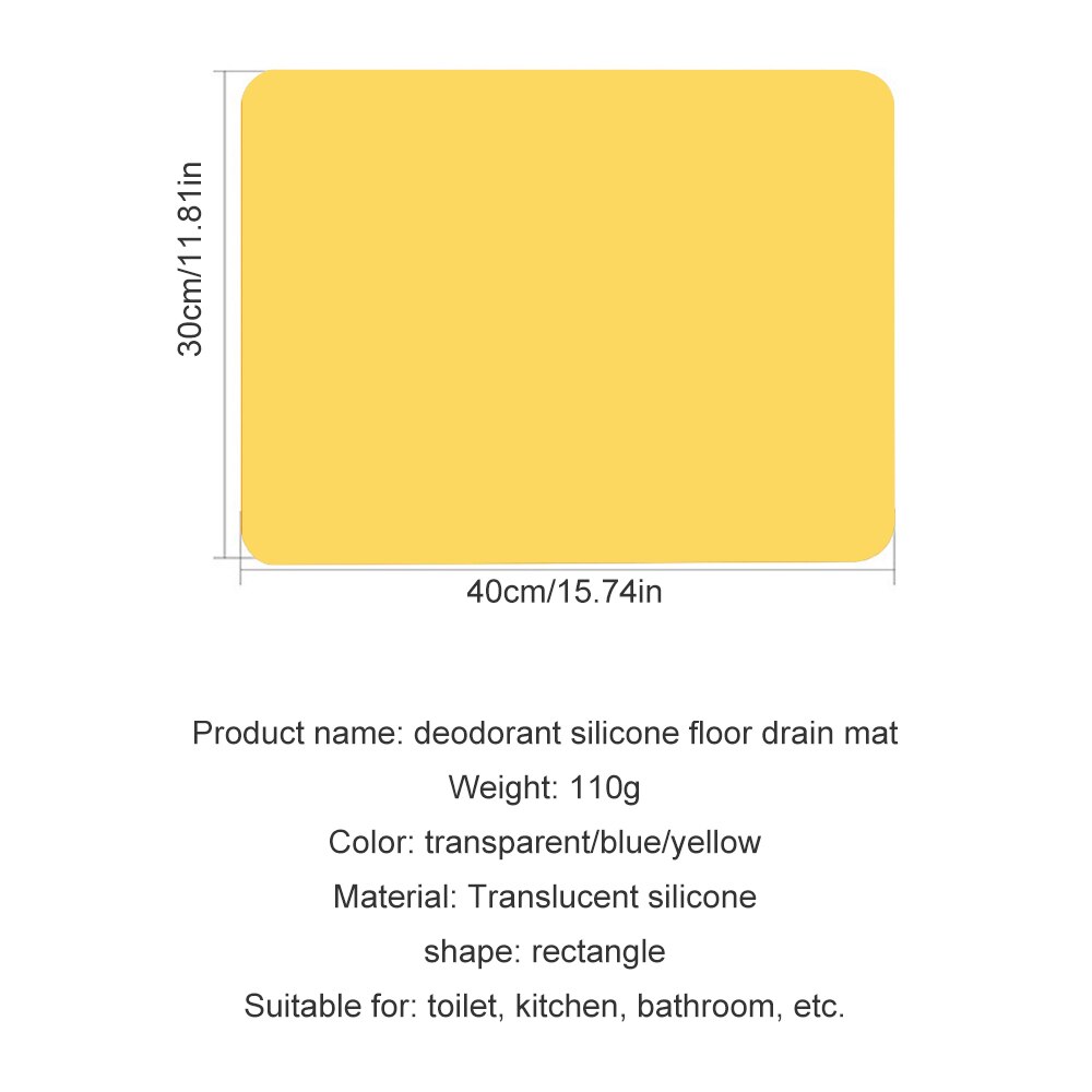 Silicone Drain de sol déodorant tampon toilette plancher Drain tampon salle de bain Anti odeur égout déodorant sol Drain couverture bouchon d'eau