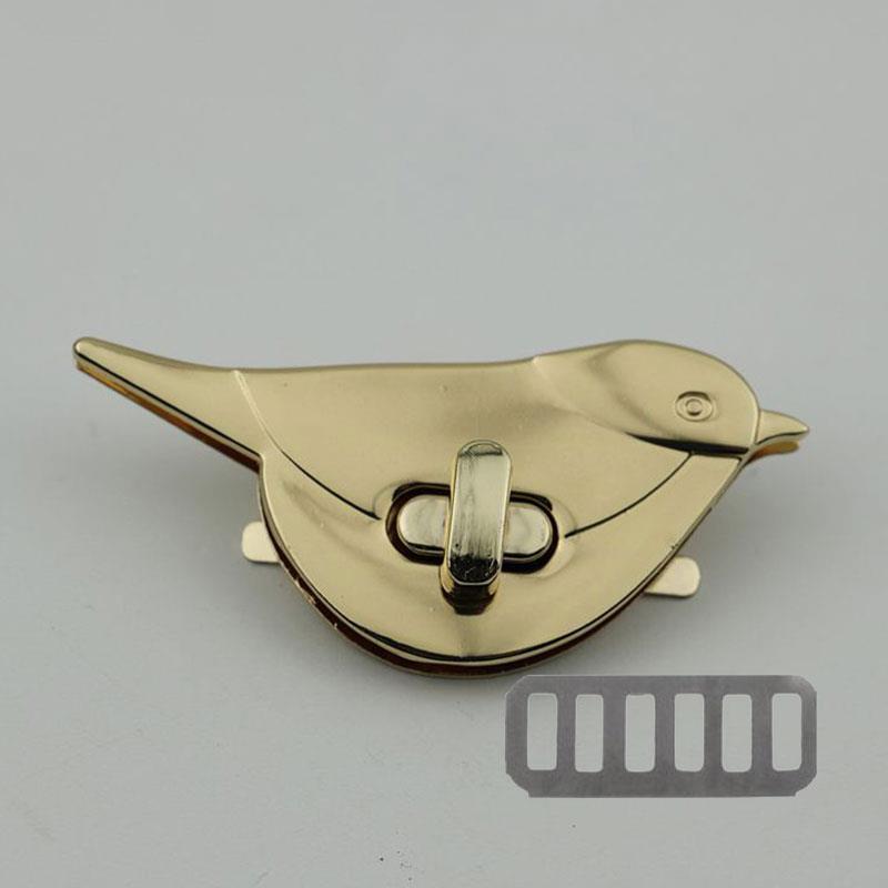 1 st Metalen Vierkante Kleine Tas Turn Lock Twist Lock Sluiting Leer Craft Vrouwen Tas Handtas Schoudertas Portemonnee DIY Tas Hardware