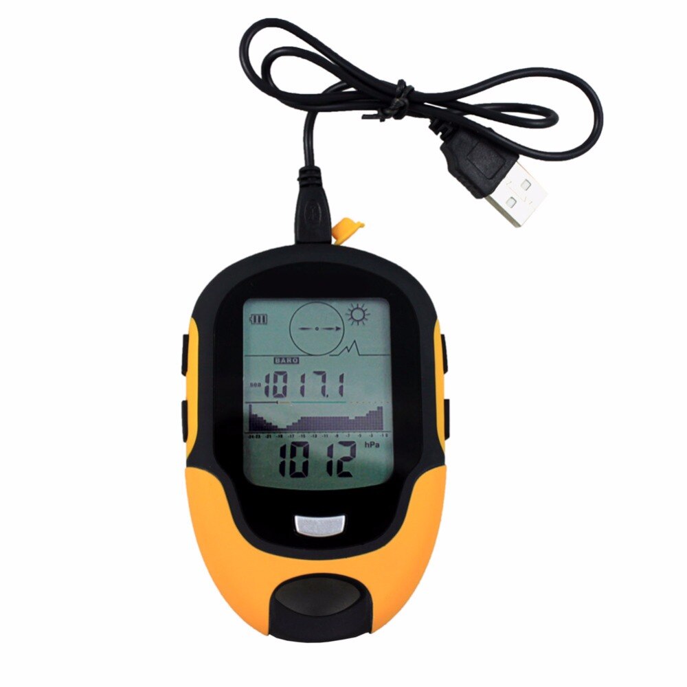 Outdoor Multifunction LCD Digital Compass Camping Altimeter Waterproof Camping Hiking Climbing Barometer Thermometer Hygrometer