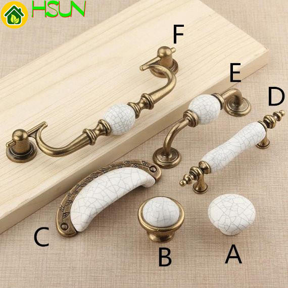Ceramic Knobs Pulls Dresser Drawer Knob Pull Handl...  Grandado