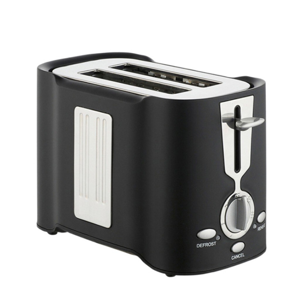 Home Automatic Bread Toaster Baking Breakfast Machine Stainless Steel 2 Slices Slots Bread Maker Kitchen Toasters Machine#db4: Default Title