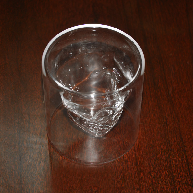Crystal Skull Head Glass Cup Vodka Whiskey Shot Wine Drinking Decanter Glassware