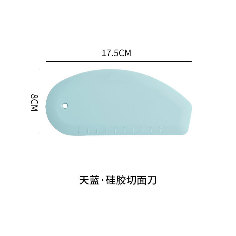 1Pcs Flexible Silicone Bowl Scraper Pastry Best Bench Scraper For Cakes Kitchen Aid Food Scraper For Dish Pan Bowl Dough Tools: 1
