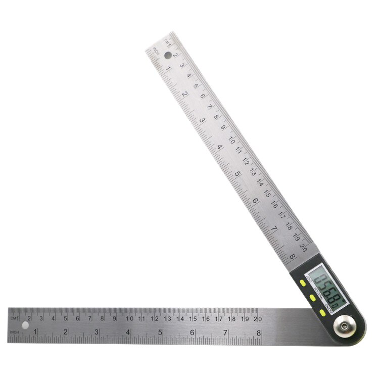 Digital Angle Ruler Finder Meter Protractor Inclinometer Goniometer Electronic Angle Gauge Stainless Steel