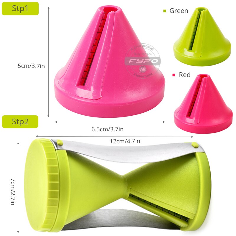 Cortadora rotativa multifuncional de 360 grados, aparato cortador de cocina, pelador de patatas, melón, rallador, herramienta de cocina