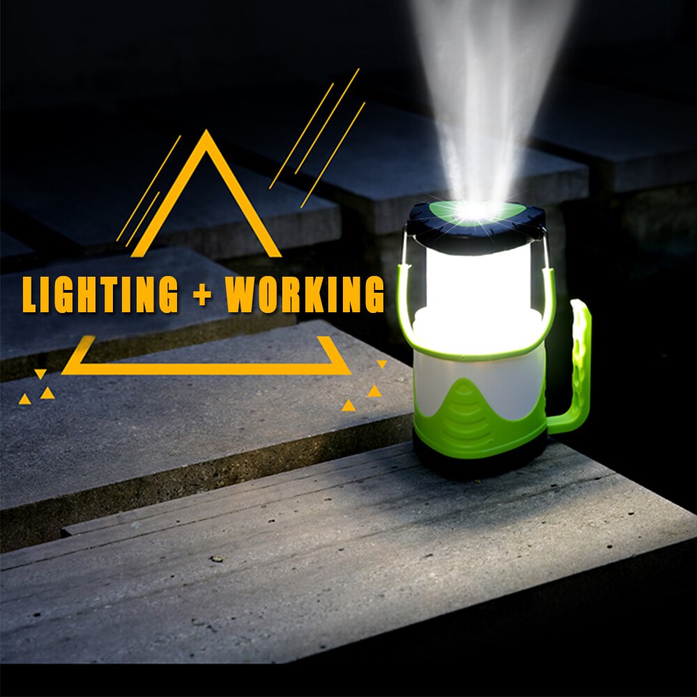 Super Bright USB Charging LED Work Light Torch 18650 Battery Spotlight Hand Lamp Camping Lantern Searchlight Multifunction Light