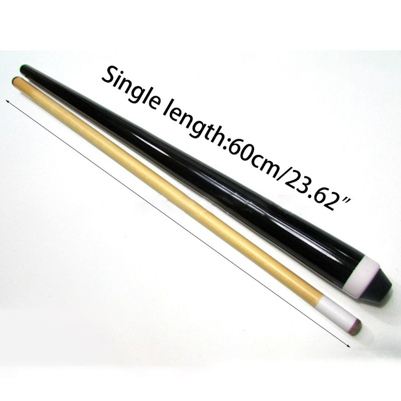 Queue de billard pour enfants et adultes, 60cm/23,62 pouces, assemblage de 12mm/0,47 pouces, outils divertissants pour l&#39;exercice à domicile, 2 pièces