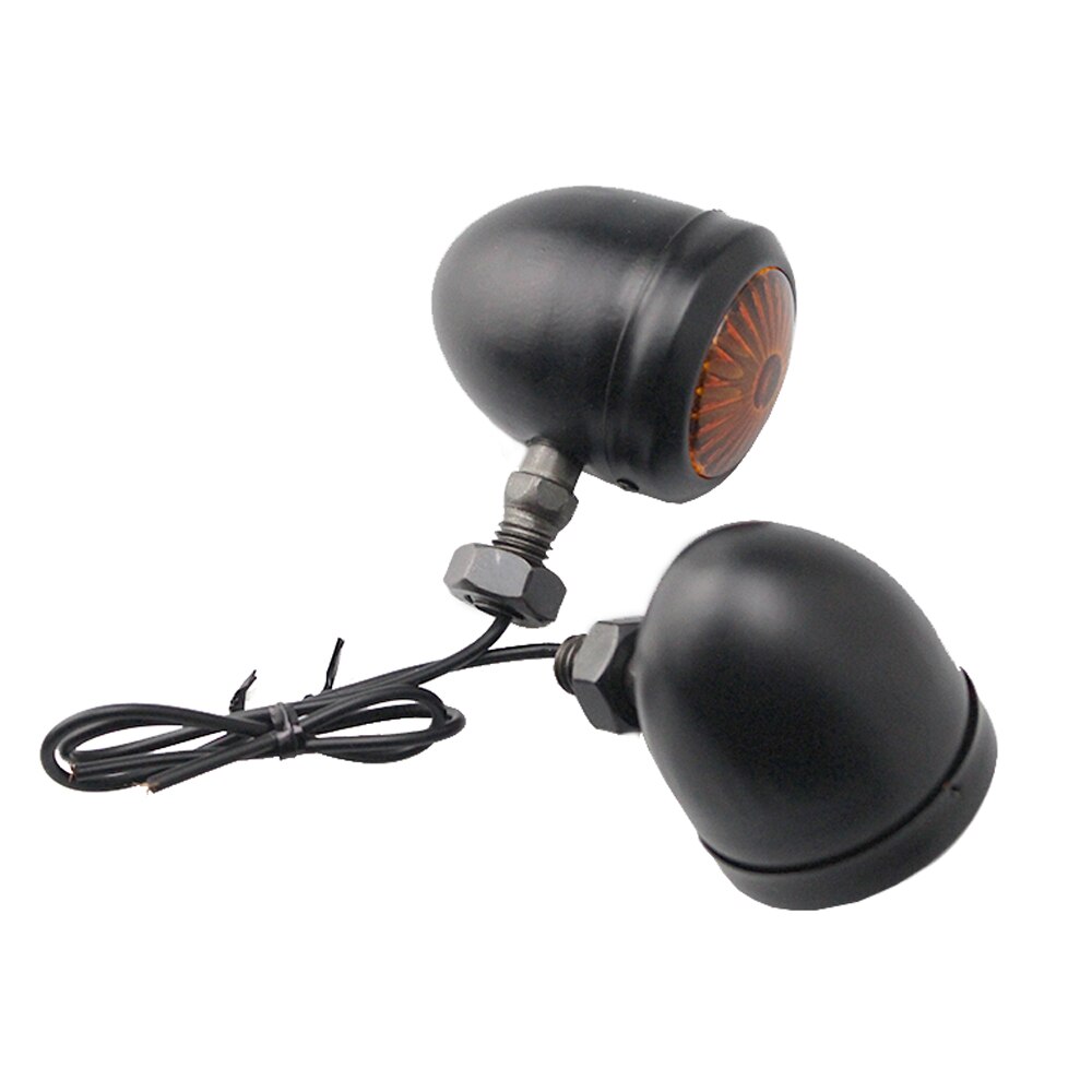 4X Schwarz Motorrad Blinker Bernstein Blink Licht Für Yamaha V-Star Vstar V Star XVS 1100 Custom Harley cruiser Chopper