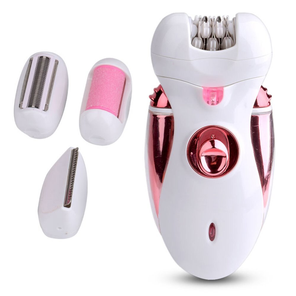 4 in 1 barbermaskine epilator dameepilator til underarms bikini genopladelig epilator barberingsfjernelse fodplejeværktøj